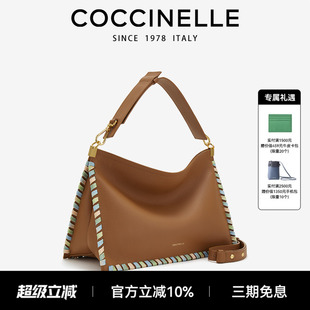 COCCINELLE 女士牛皮背包手提包礼物送女友 可奇奈尔 Snip