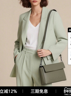 【信封包系列】COCCINELLE可奇奈尔VANESSA牛皮革轻奢单肩斜挎