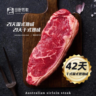 干式 双熟成42天原切澳洲西冷SWIFT品牌A级奶酪味去壳净重1kg &湿式