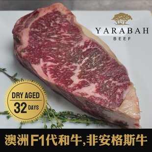 干式 熟成32天澳洲和牛西冷m5级雪花wagyu精修去壳净重600g0添加