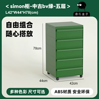 Средневековый БВ зеленый пятиэтажный