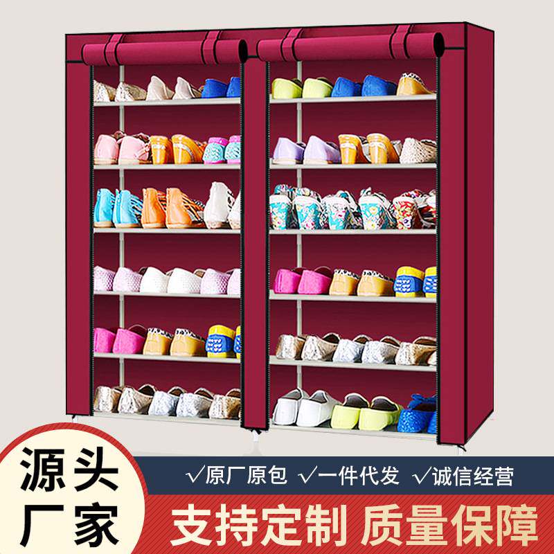 多层家用鞋架无纺布鞋柜简易防尘