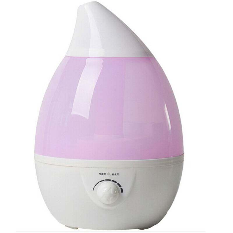 加湿器家用水滴大雾量静音卧室办公室空气空 调超声波3L大容量香