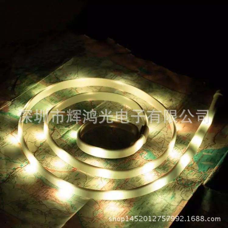 直销LED户外灯5v帐篷灯带布袋USB
