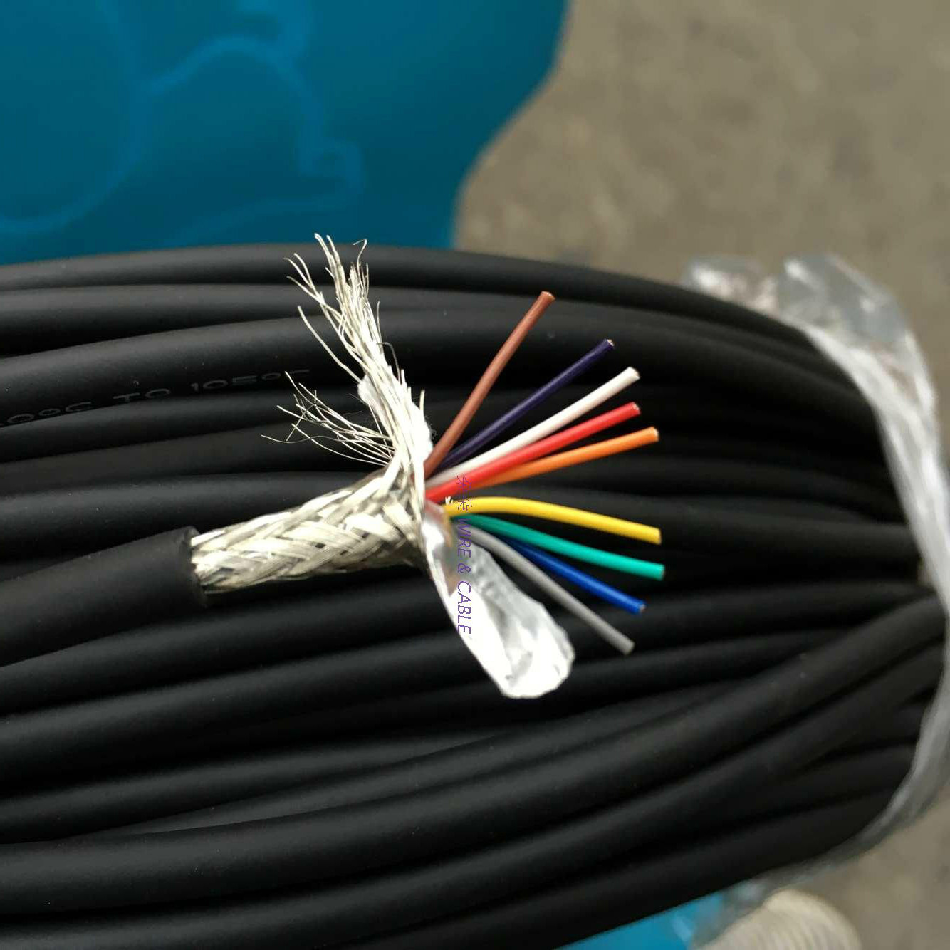 8/9芯屏蔽线0.13平方26AWG柔软耐折编码器传感器trvvp信号线