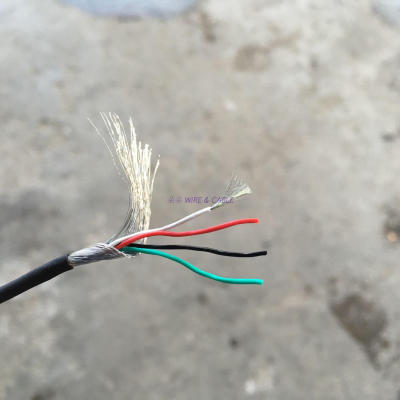4芯屏蔽线0.08平方抗拉耐折外径