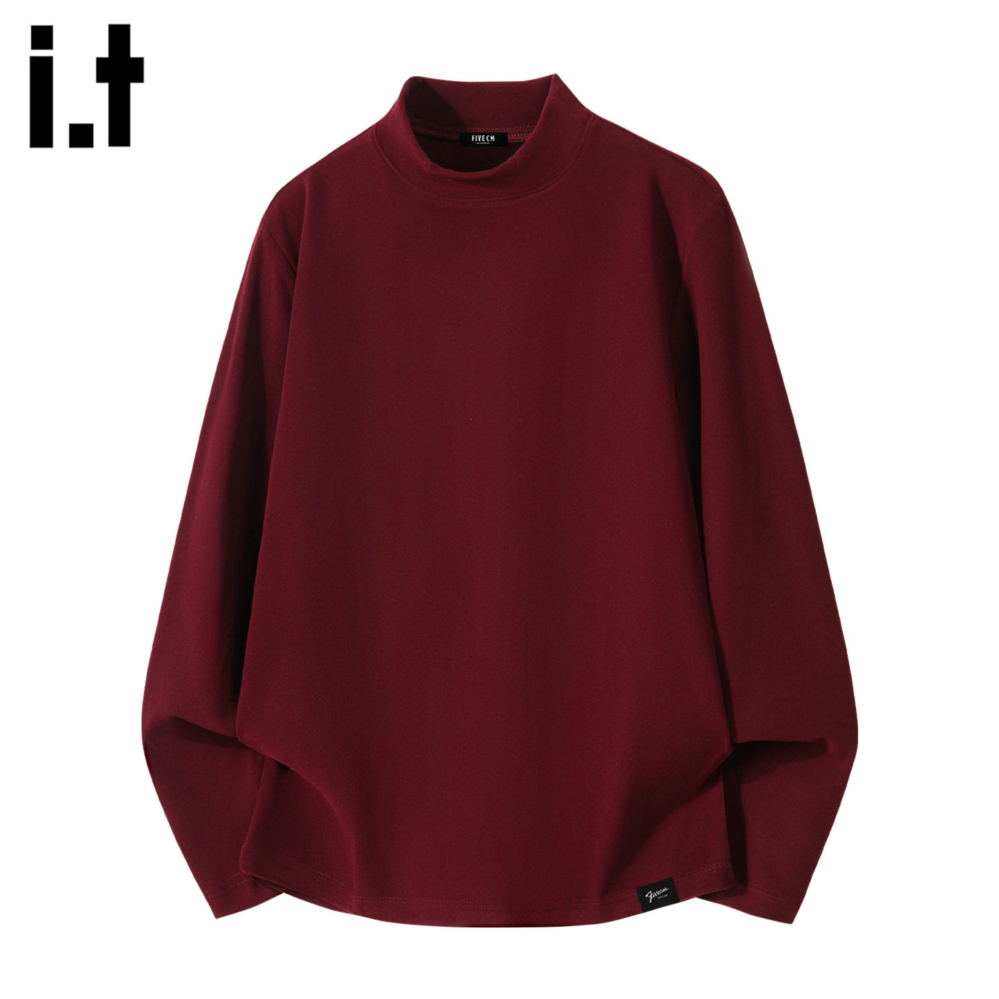 it5cm潮牌德绒长袖T恤宽松