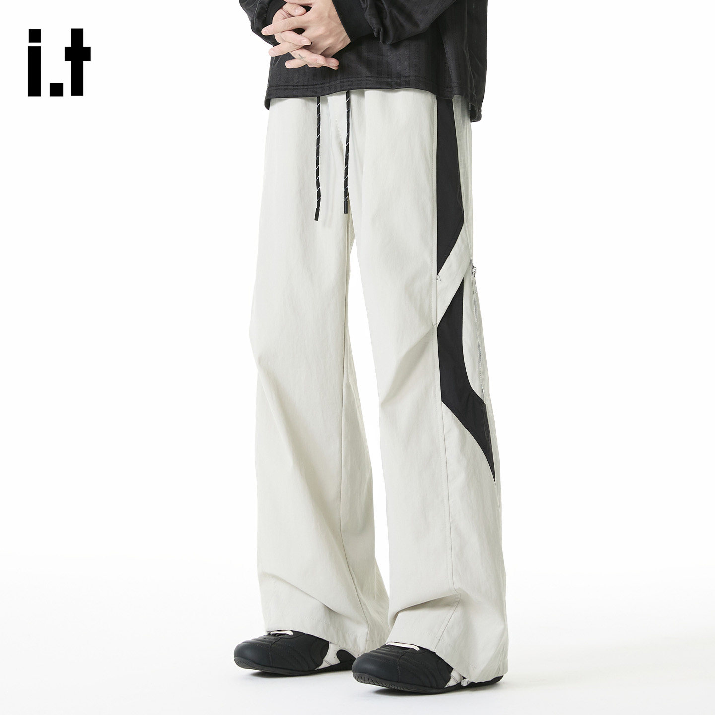 it :5cm/FIVECM时尚加绒加厚工装裤男女2025冬季户外运动休闲裤子