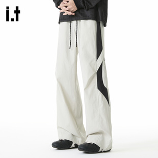 it :5cm/FIVECM时尚加绒加厚工装裤男女2025冬季户外运动休闲裤子