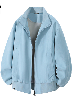 it :5cm/FIVECM时尚设计感立领外套男2025秋冬休闲百搭飞行员夹克