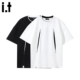 it：5cm 宽松上衣 T恤潮男女2026新款 FIVECM夏季 裂缝设计痞帅短袖