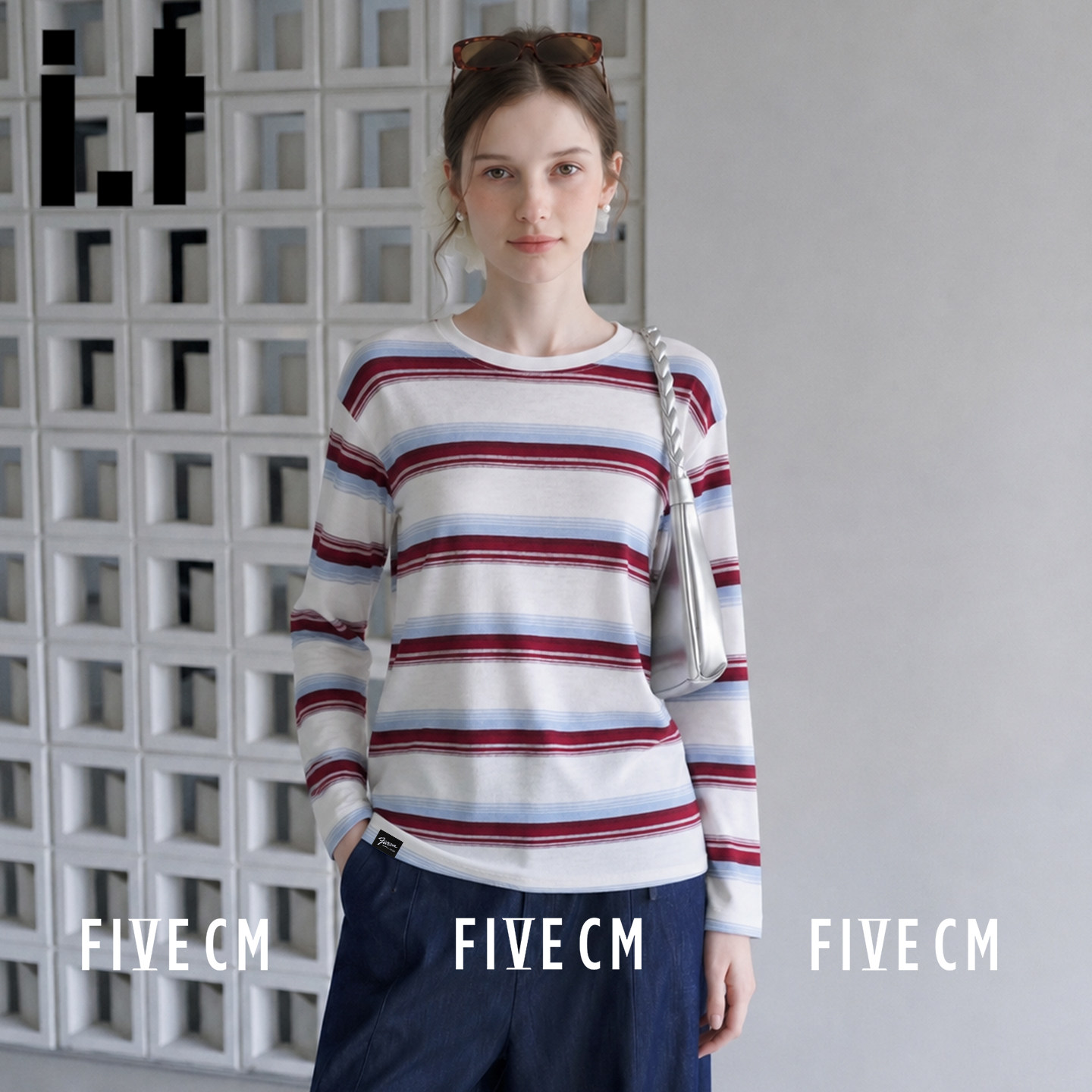 itFIVECM秋季女士长袖T恤