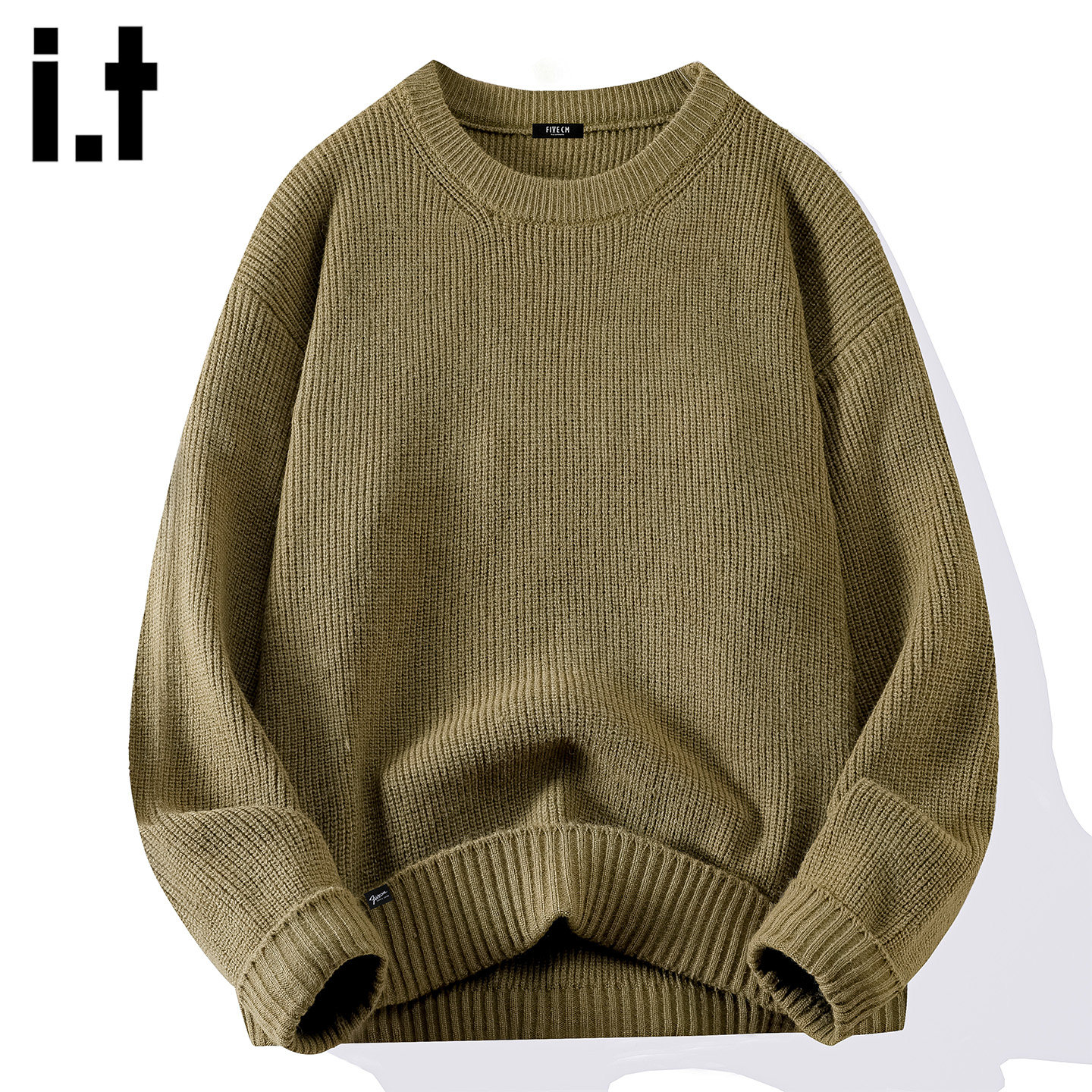 it秋冬季韩版宽松潮流线衣毛衫