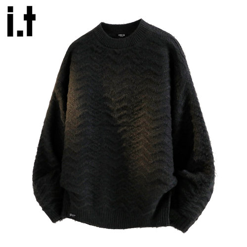 it5cm潮牌高级感休闲毛衣宽松
