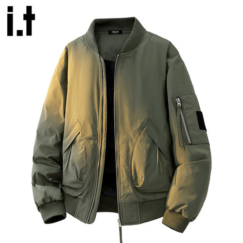 it5cm潮牌棒球服棉衣外套工装