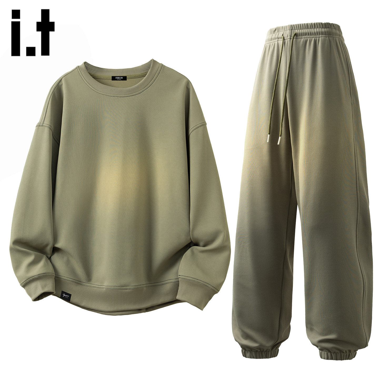 it :5cm/FIVECM时尚套装一整套男款2025新款秋冬季卫衣长裤两件套