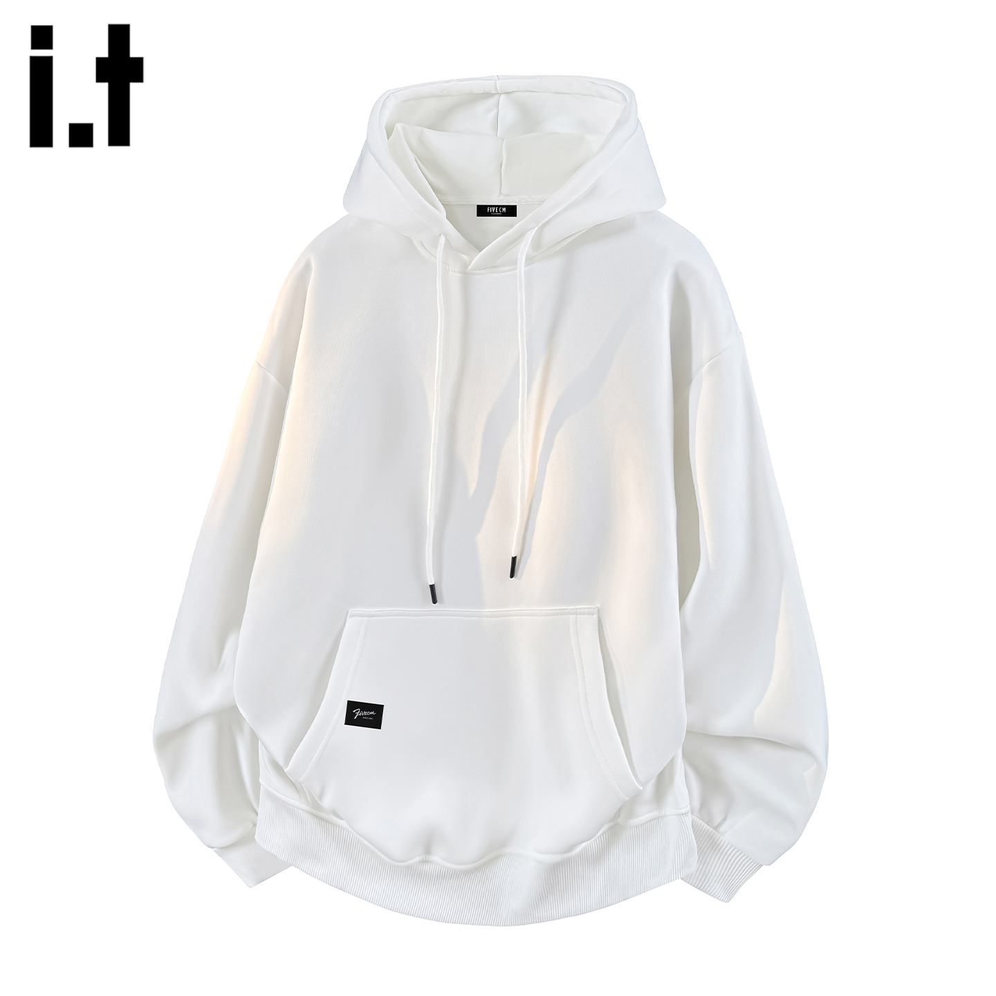 it :5cm/FIVECM设计感连帽卫衣男士2025秋冬潮牌重磅外套休闲上衣