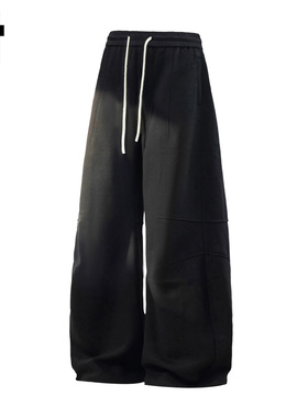 it :5cm/FIVECM运动休闲裤男秋季新款宽松阔腿百搭潮流直筒裤子男