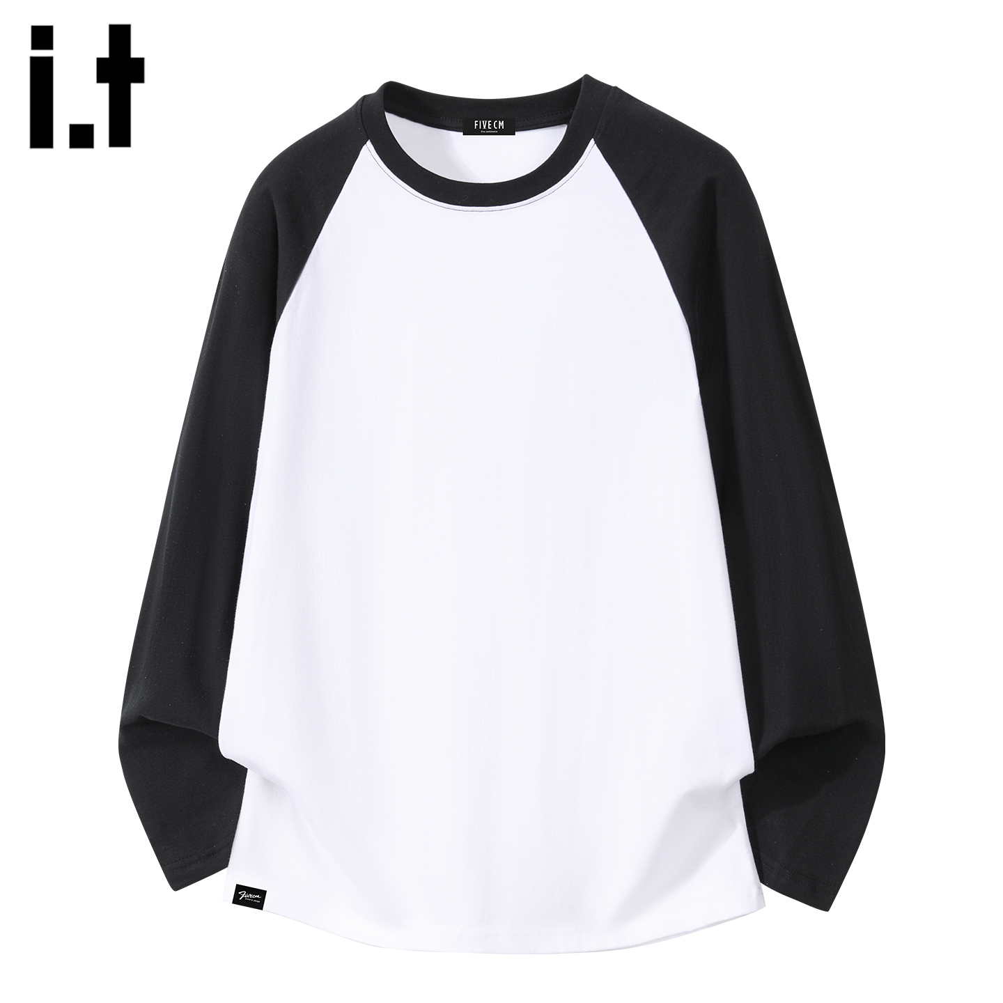 it5cm/FIVECM黑白长袖T恤男