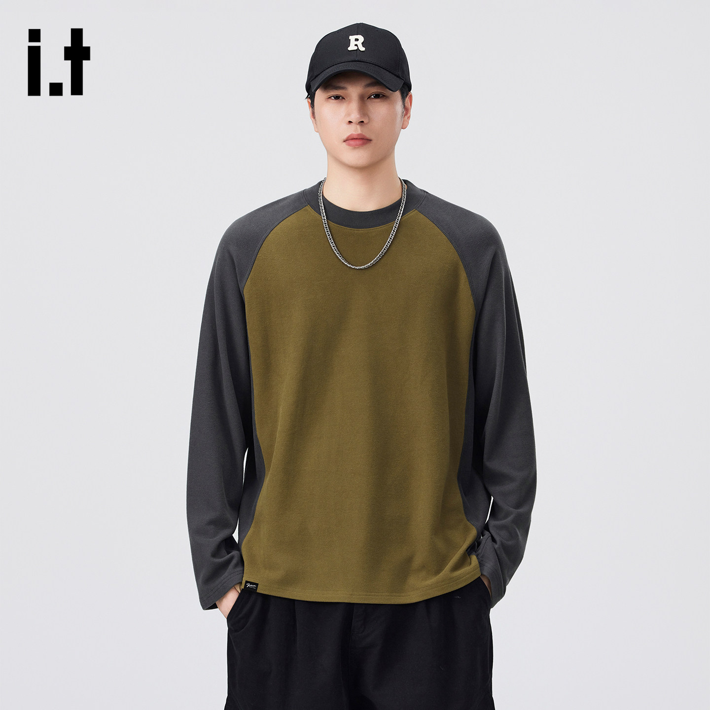 it :5cm/FIVECM春季新款日系复古长袖打底上衣男宽松百搭美式T恤,男装,T恤,淘宝优惠券,粉丝福利购,淘宝优惠卷