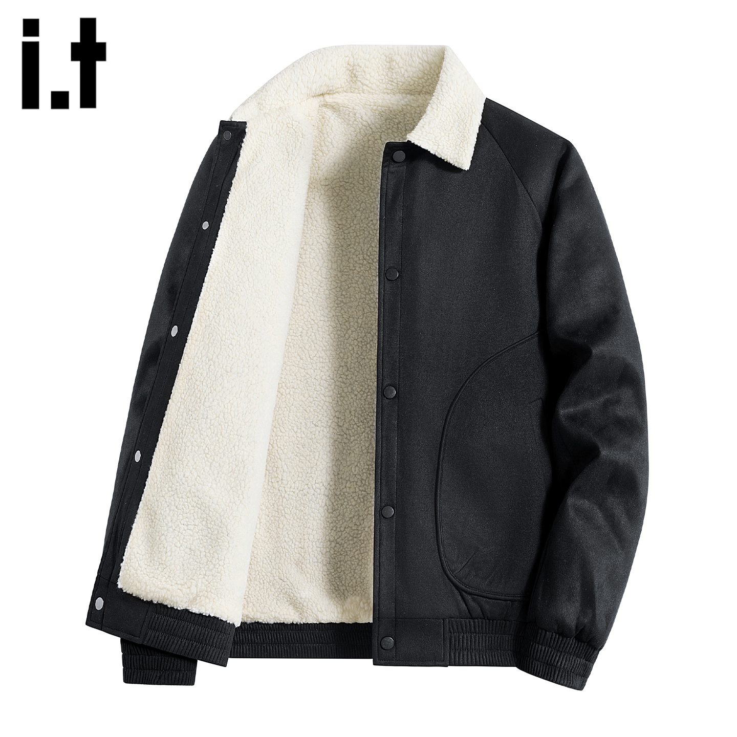 春秋冬季加绒保暖棉服