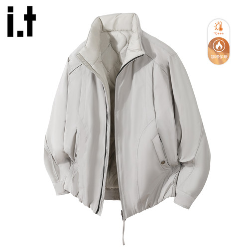 it5cm男士立领加厚保暖棉服