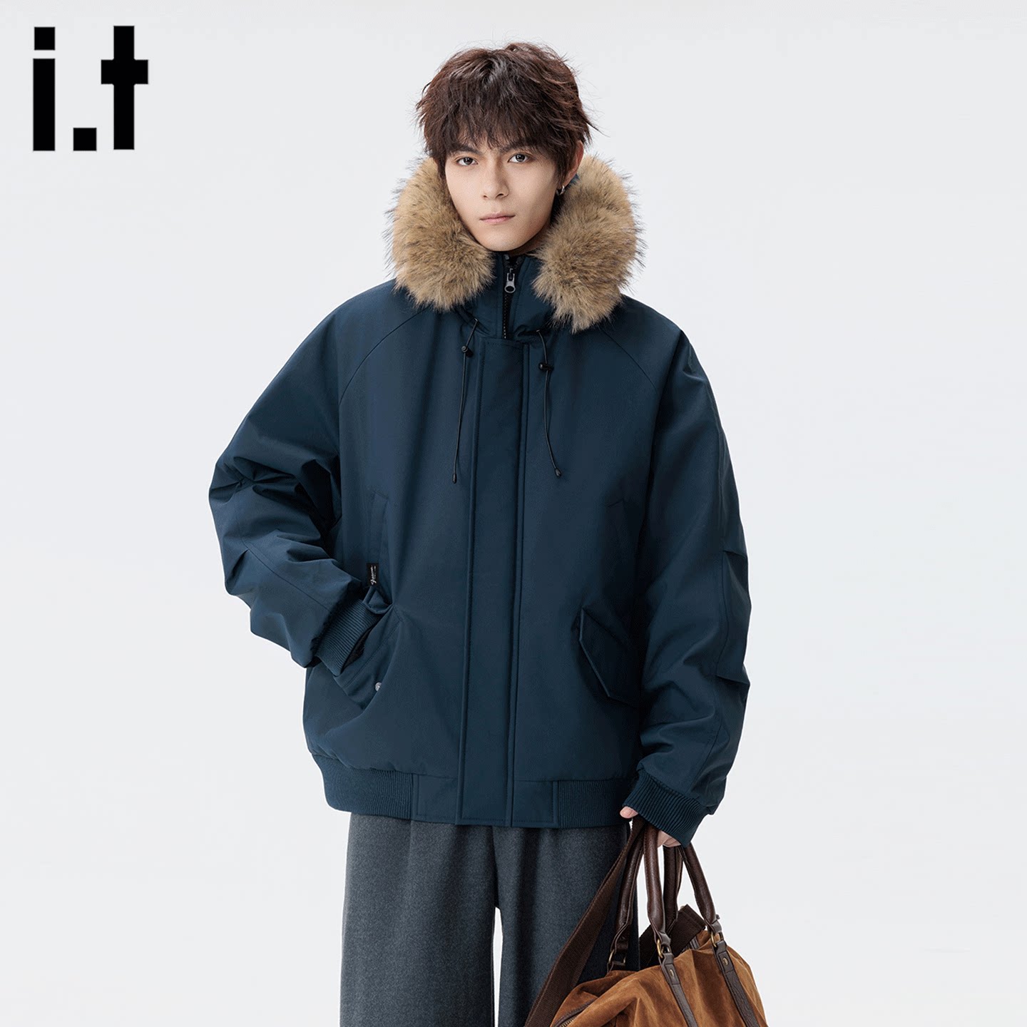 IT宽松百搭保暖棉服外套