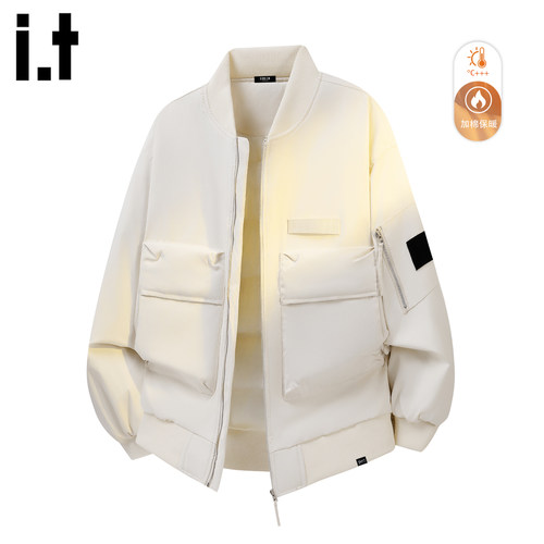 it5cm潮牌工装飞行员棉服外套