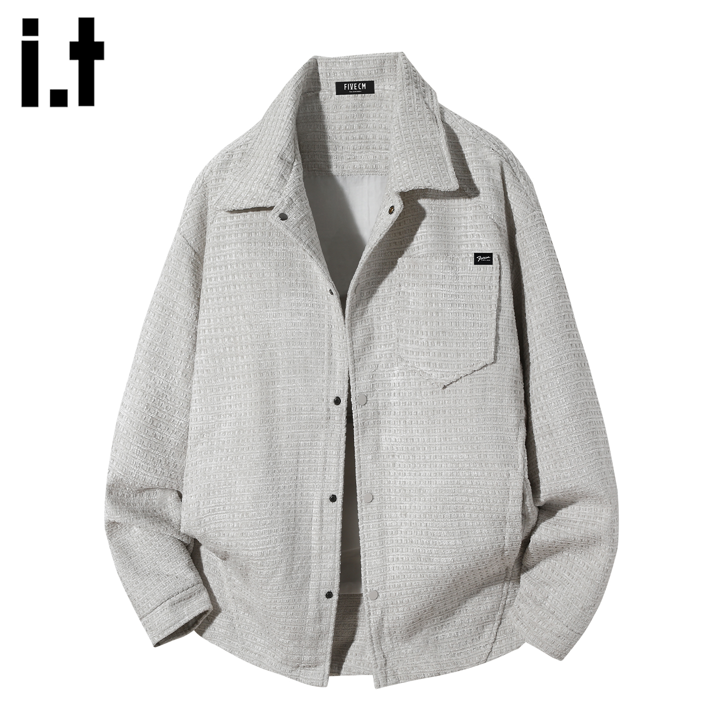 IT'S5cm小香风翻领长袖衬衫