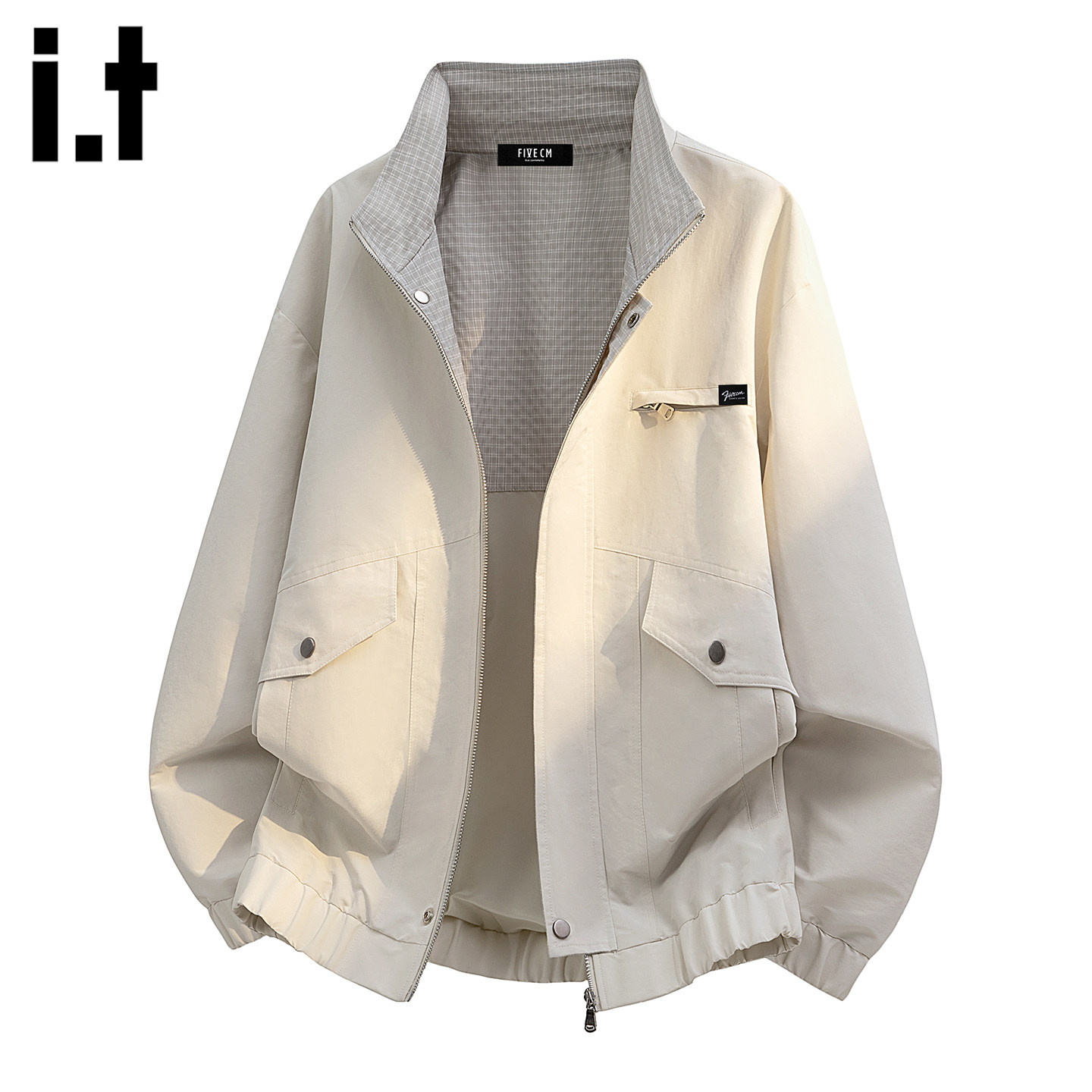 it :5cm/FIVECM美式棒球衣服2026春季男翻领工装口袋潮牌新款夹克