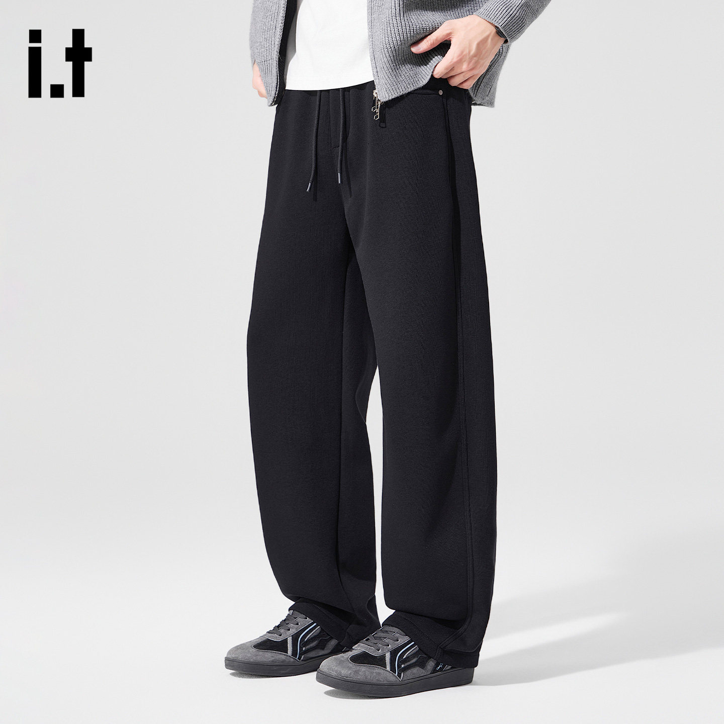 it :5cm/FIVECM美式复古弯刀卫裤男2026春季潮牌宽松直筒休闲裤子,男装,休闲裤,淘宝优惠券,粉丝福利购,淘宝优惠卷