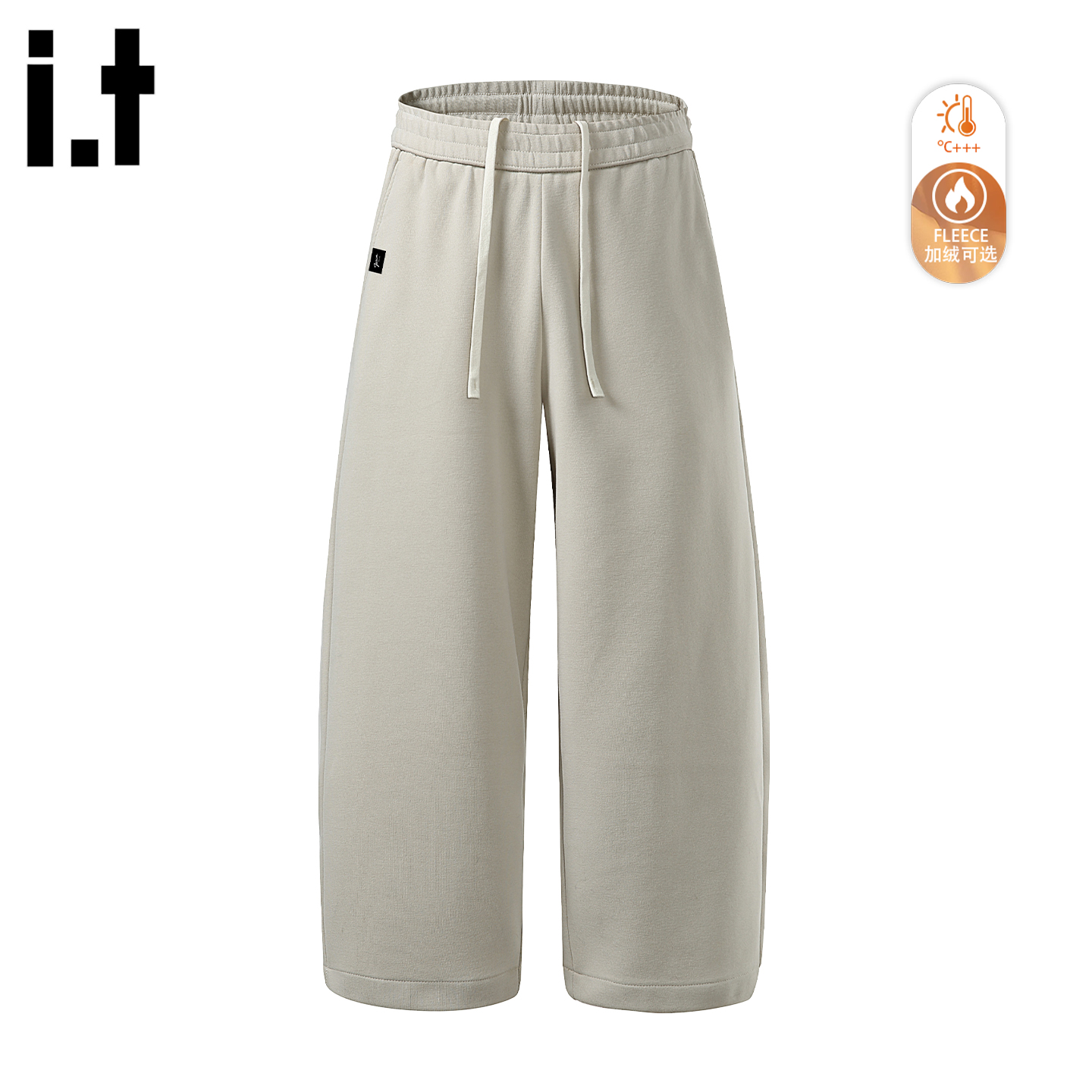 it5cm慵懒风抽绳休闲运动长裤