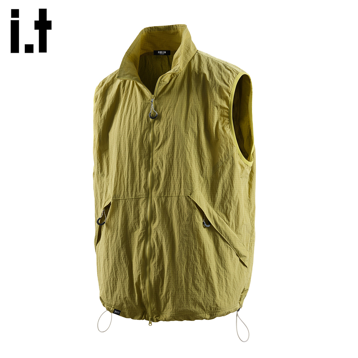 it :5cm/FIVECM机能工装马甲男春季户外无袖外套美式开衫运动背心