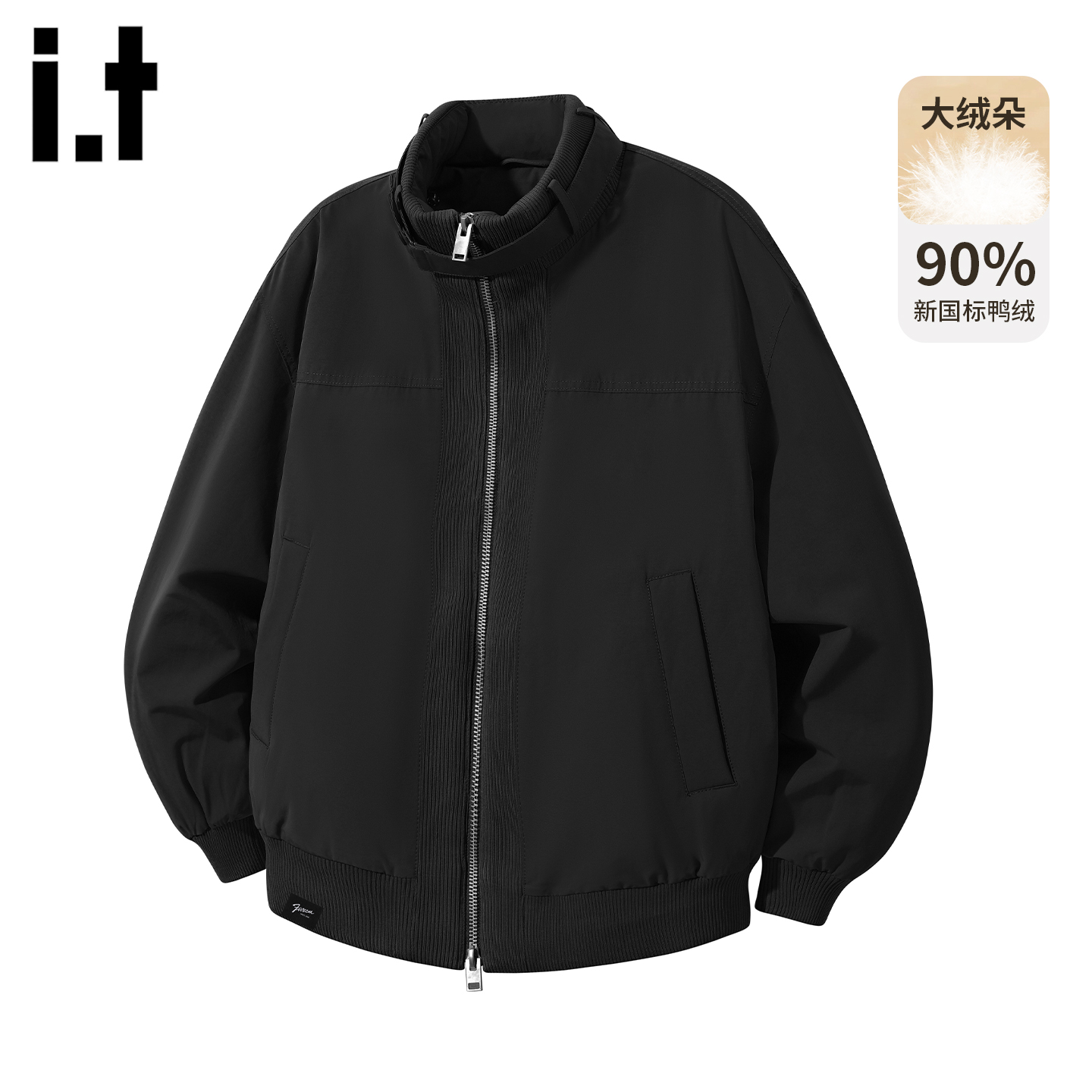 it5cm/FIVECM拼接立领羽绒服