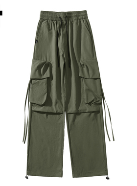 it :5cm/FIVECM军绿色飘带休闲裤户多口袋春秋户外登山速干冲锋裤
