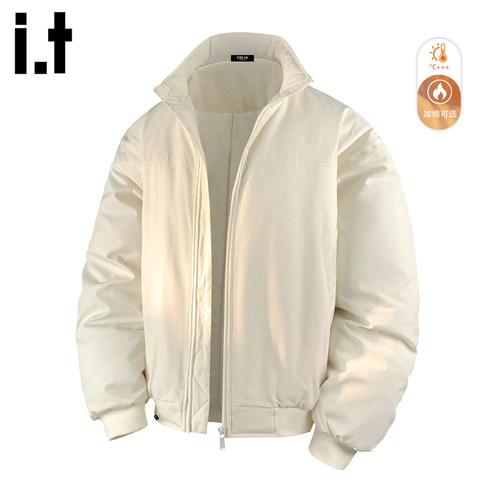 时尚立领加厚棉服男款