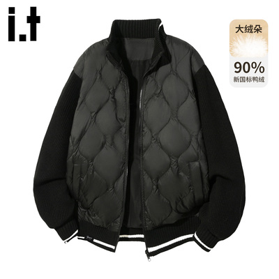 it5cm/FIVECM潮流针织拼接羽绒