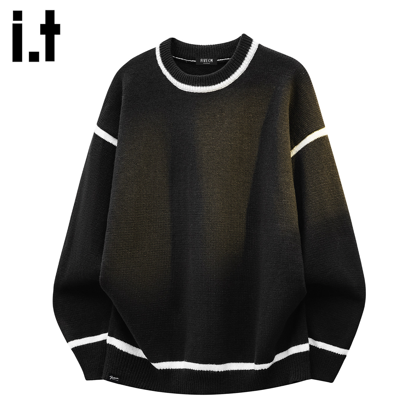 it秋冬男士5cm保暖针织毛衣