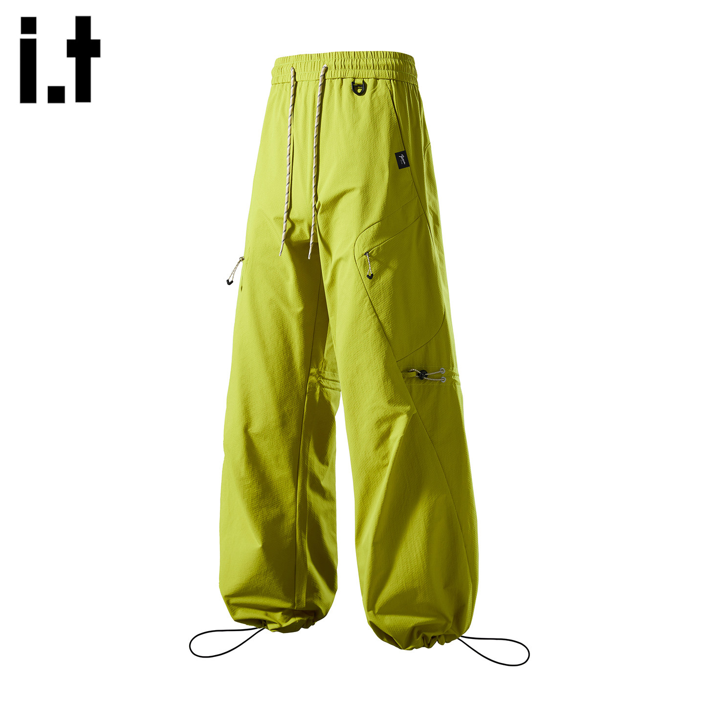 it :5cm/FIVECM户外三防机能抽绳冲锋裤男女款春季徒步防风登山裤