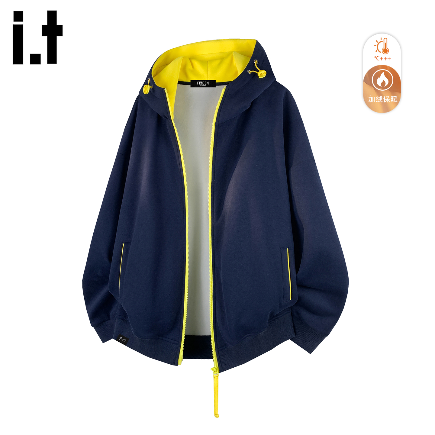 IT'S5cm美式复古连帽卫衣