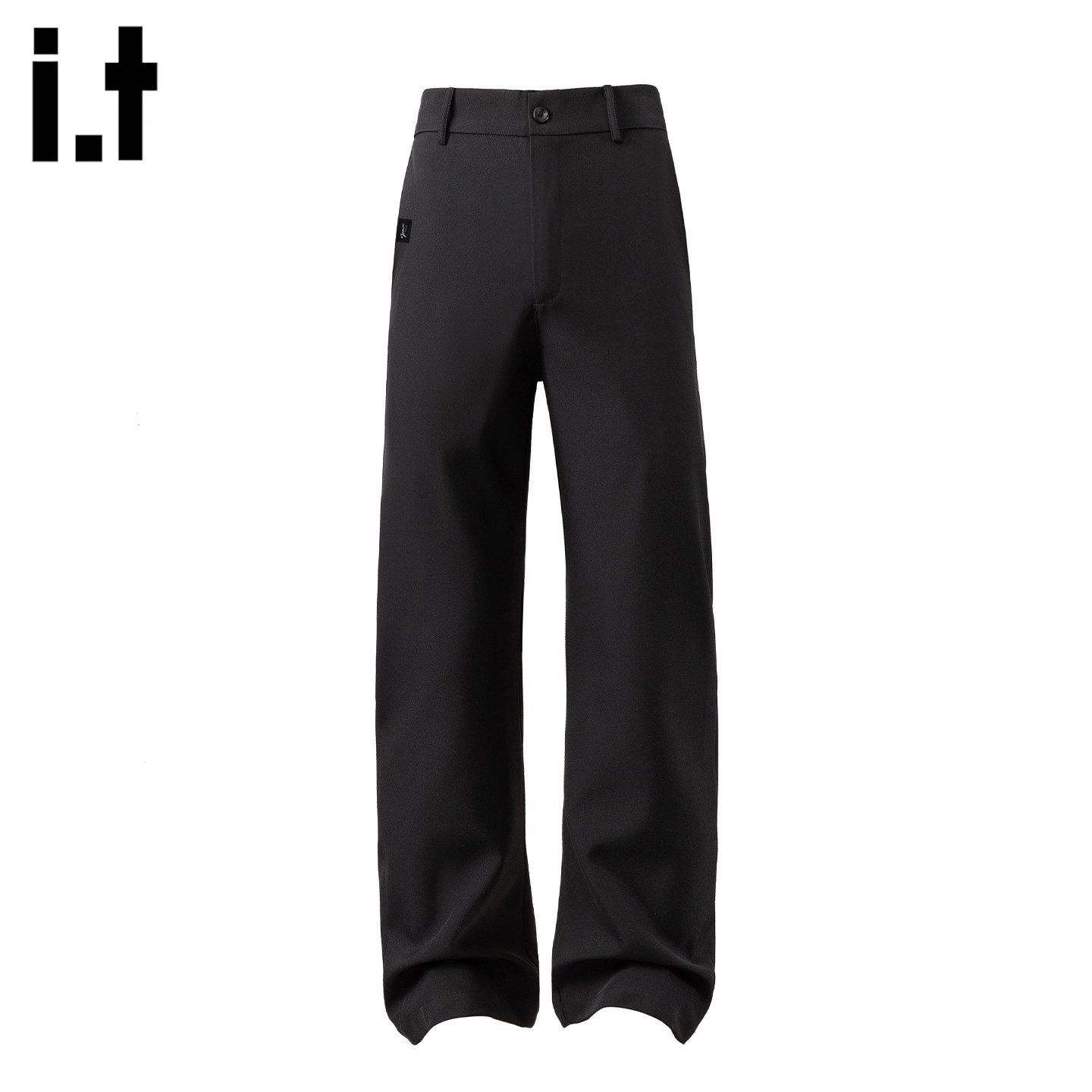 it :5cm/FIVECM潮牌黑色宽松直筒西装裤男2026春季休闲百搭阔腿裤