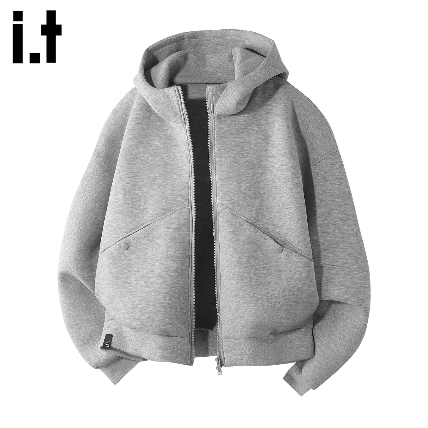 春秋款宽松连帽卫衣男