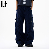 5cm 裤 FIVECM美式 潮牌复古全棉解构款 多口袋工装 男宽松休闲裤