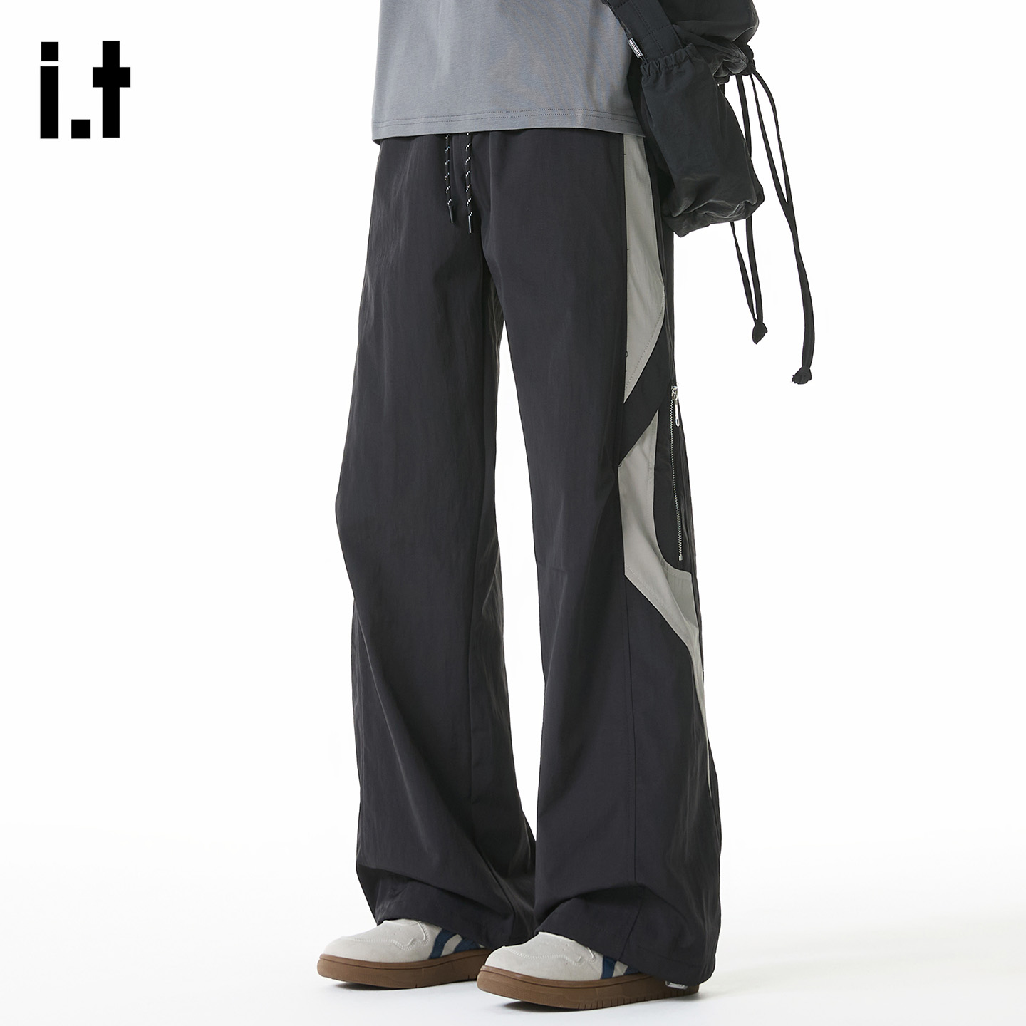 美式加绒加厚工装裤男女2025冬季