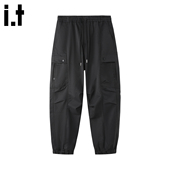 5cm 直筒长裤 FIVECM黑色锥形工装 休闲小脚裤 2025夏秋款 裤 男士