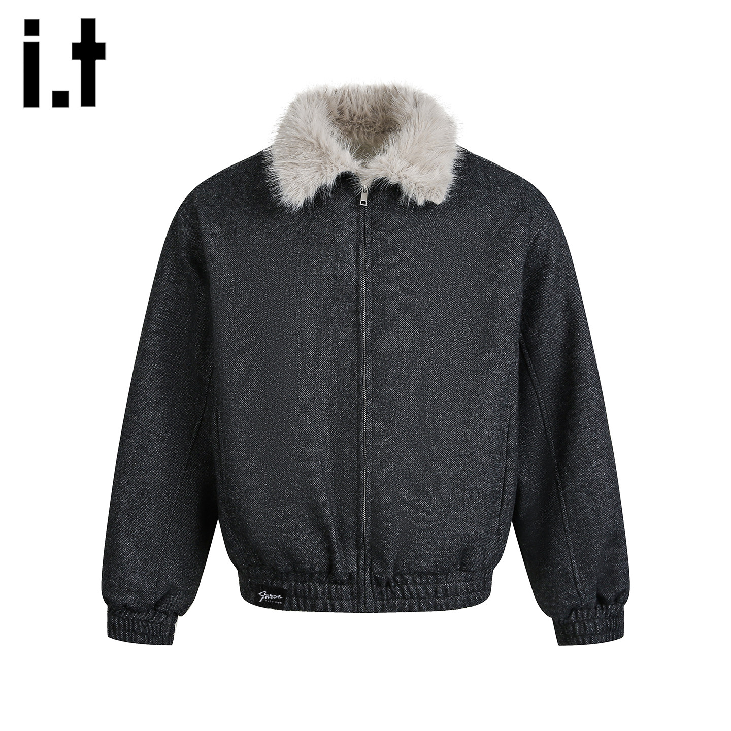 itFIVECM绵羊毛翻领棉服