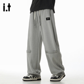 5cm FIVECM设计感做旧口袋弯刀卫裤 男士 2025秋冬宽松阔腿长裤