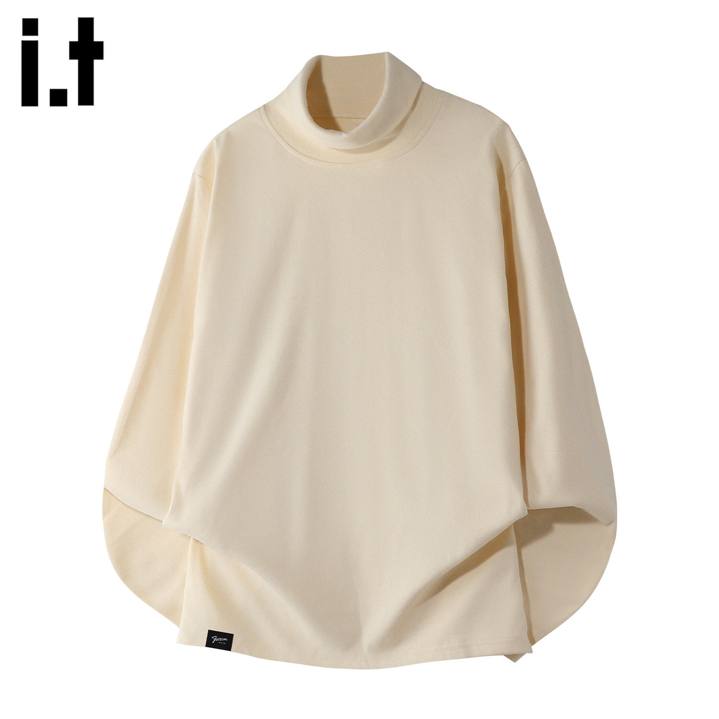 it5cm男生半高领德绒打底衫