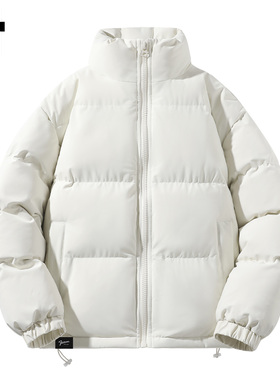 it :5cm/FIVECM白色立领加厚夹棉面包服棉服男女2025冬季棉衣外套