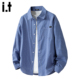 秋季 宽松休闲衬衣外套 衬衫 男2025新款 5cm FIVECM日系格子长袖